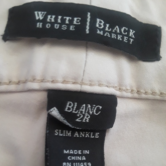 White House Black Market Slim Ankle cargo jeans - Picture 6 of 6